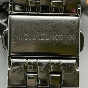 MICHAEL KORS Chronograph Silver Mother of Pearl Ladies Watch Extra Links Working Michael Kors Women main image 2